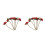12 Pcs Artificial Red Berry Stems For Holiday Home Decor And Crafts 5