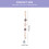 2Pcs Pearl Chain Decorative Phone Case Accessories 3