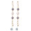 2Pcs Pearl Chain Decorative Phone Case Accessories 4