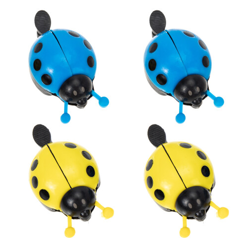 8 Pcs Ladybug Bike Bells For Kids Scooter Accessories 1