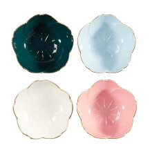 Set Of 2 Small Dipping Bowls For Sauces Multi-Functional Relish Plate