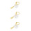3Pcs 80Ml Vintage Perfume Bottle Retro Spray Atomizer Glass Refillable 5