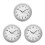 3Pcs Creative Wall Clock Safe Large Secret Jewelry Storage 5
