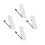 4Pcs LED Range Hood Light Bulbs AC12V Rectangle For Kitchen Stove 4