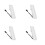 4Pcs LED Range Hood Light Bulbs AC12V Rectangle For Kitchen Stove 9