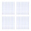 40Pcs Silver Reflective Strips for Speedmeters Durable Tachometer Tape 6