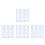40Pcs Silver Reflective Strips for Speedmeters Durable Tachometer Tape 10