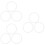 9 Pcs Silicone Seal Rings For Bottle Lids Reusable 9