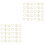 60 Pcs Decorative Metal Paper Clips Shaped Bills Clamp 3