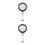 2Pcs Chic Hanging Watch Quartz Movement For Nurses Doctors Gift 9