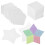 900 Pcs Paper Piecing Shapes Quilting Templates For Beginners 5