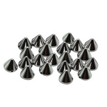300Pcs Black Spacer Beads Punk Studs for Jewelry DIY Bags Jackets