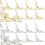 2 Pieces Corner Protector Lace Photo Album Protectors Smooth Surface 10