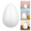 24 Pcs Foam Eggs White Polystyrene Craft For Holiday Diy Projects 11