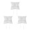 3Pcs Elegant Wedding Ring Pillow For Ceremony Bridal Cushion 9