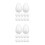 24 Pcs Foam Eggs White Polystyrene Craft For Holiday Diy Projects 6