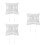 3Pcs Elegant Wedding Ring Pillow For Ceremony Bridal Cushion 4