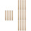 4 Pieces Musical Instruments For Toddlers Wood Percussion Sticks 6