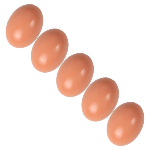 2 Pcs Artificial Eggs For Chicken Nests Fake Pasteurized Child 2