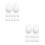 24 Pcs Foam Eggs White Polystyrene Craft For Holiday Diy Projects 9