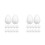 24 Pcs Foam Eggs White Polystyrene Craft For Holiday Diy Projects 10
