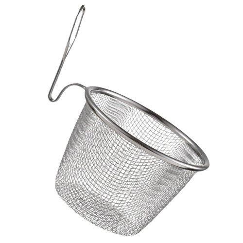 2Pcs Stainless Steel Pasta Basket With Handle For 1