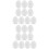 20 Pcs Craft Foam Easter Eggs Diy Painting White Festive Decorations 7