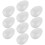 20 Pcs Craft Foam Easter Eggs Diy Painting White Festive Decorations 1