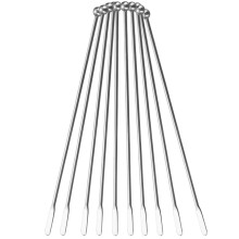 10Pcs Stainless Steel Coffee Stirrer Cocktail Swizzle Stick