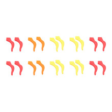 72 Pcs Non Skid Silicone Eyeglasses Retainers Mixed Color