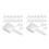 100 Pcs Plastic Measuring Spoons Short Handle For Coffee Tea Spices 5