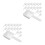 100 Pcs Plastic Measuring Spoons Short Handle For Coffee Tea Spices 6