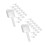 100 Pcs Plastic Measuring Spoons Short Handle For Coffee Tea Spices 10