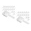 100 Pcs Plastic Measuring Spoons Short Handle For Coffee Tea Spices 7