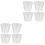 8 Pcs Pudding Molds Cake Baking Dessert Tools For Home 3