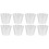 8 Pcs Pudding Molds Cake Baking Dessert Tools For Home 2