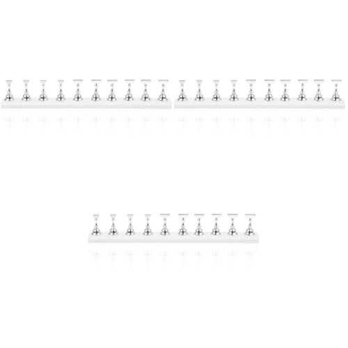 3 Sets Practice Nail Holder Manicure Display Stand Rack 2