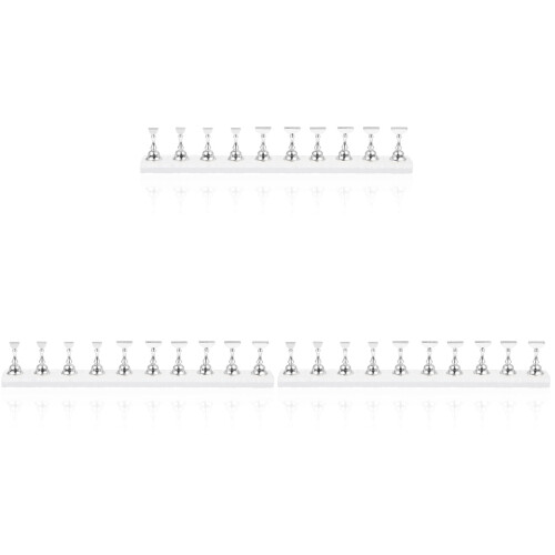 3 Sets Practice Nail Holder Manicure Display Stand Rack 1