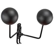 2Pcs Stainless Steel Holder Wall Mount Rack With 180 Rotation