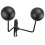 2Pcs Stainless Steel Holder Wall Mount Rack With 180 Rotation 1