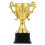 3Pcs Plastic Universal Trophy Cups Kids Reward Prize Assorted Colors 1
