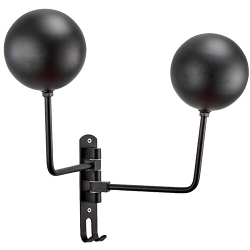 2Pcs Stainless Steel Holder Wall Mount Rack With 180 Rotation 1