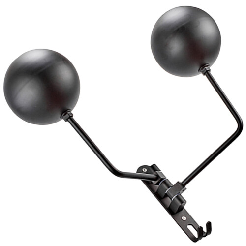 2Pcs Stainless Steel Holder Wall Mount Rack With 180 Rotation 2