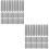 200 Pcs Dishwasher Rack Repair Tip Protector Caps 8