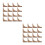 100 Pcs Retro Scrapbook Corners Antique Bronze Corner Protectors 8