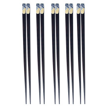 15 Pairs Japanese Style Wood Printed Chopsticks Tableware Set
