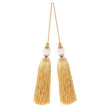 8St Gele Polyester Kwastjes Voor DIY Decoratie Tassels Voor Gordijn