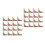 100 Pcs Retro Scrapbook Corners Antique Bronze Corner Protectors 3