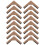 100 Pcs Retro Scrapbook Corners Antique Bronze Corner Protectors 10