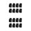 16 Pcs Silicone Cookware Protector Clips For Stacking Pots And Lids 10